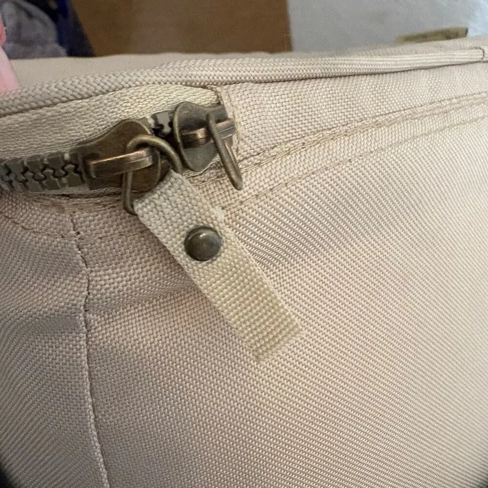 Ducks Unlimited Insulated Cooler Lunch Bag Khaki Canvas Green Strap